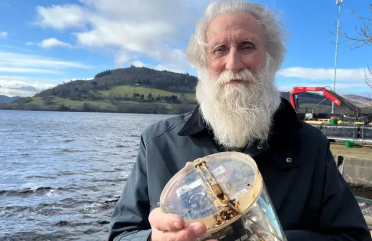 Submarino encontra câmera de 55 anos no Loch Ness