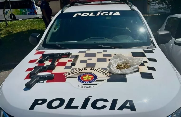 Pai e Filho Presos por Porte Ilegal de Armas em Santo André