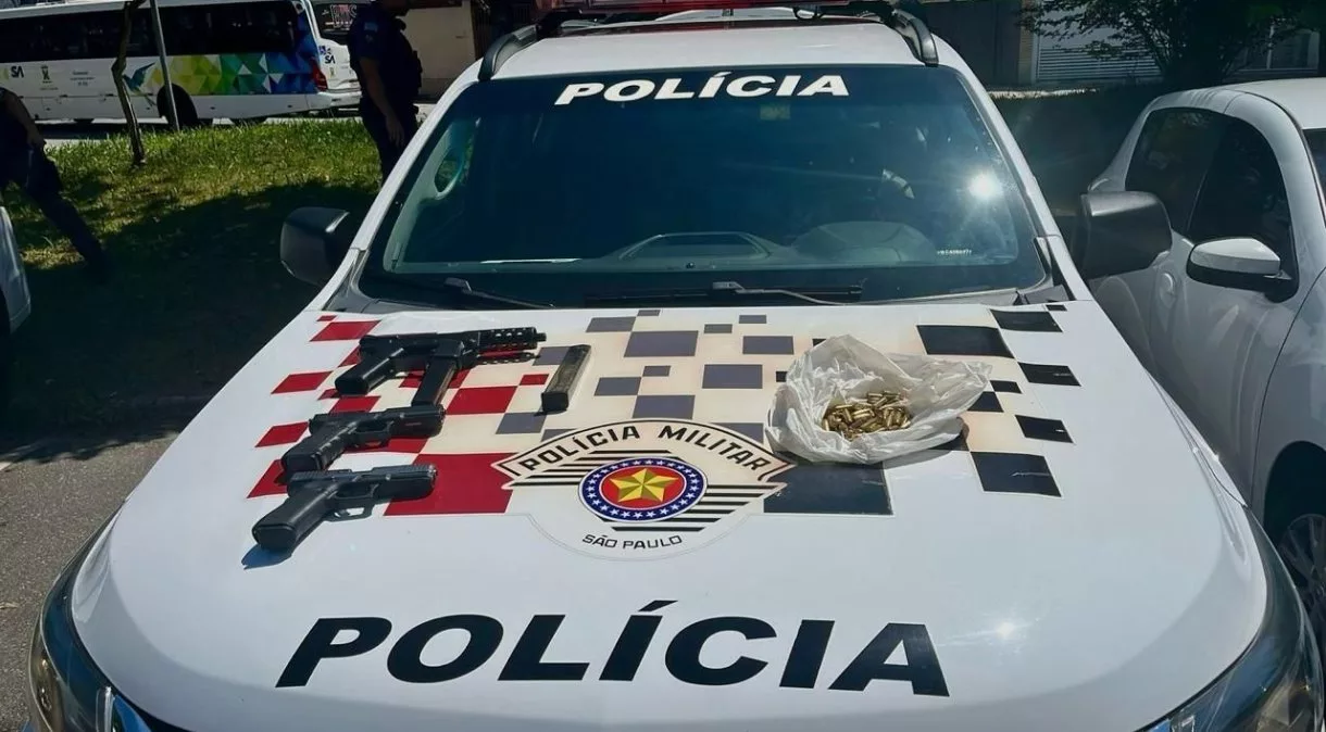 Pai e Filho Presos por Porte Ilegal de Armas em Santo André