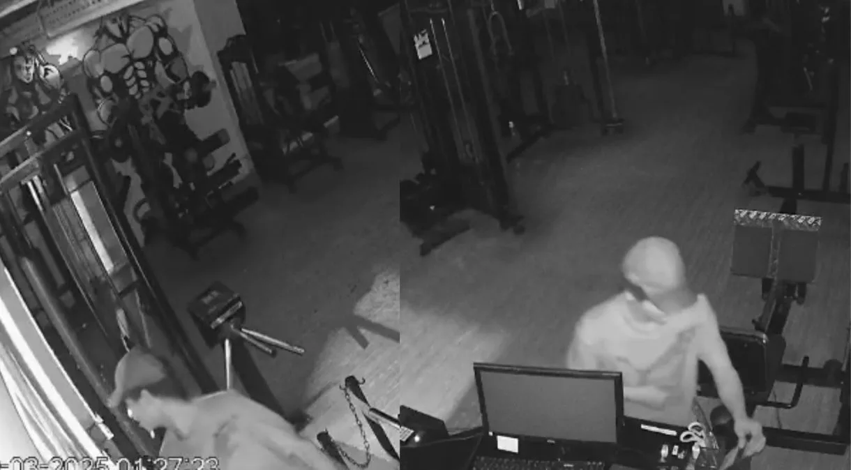 Furto audacioso em academia em São Cristóvão