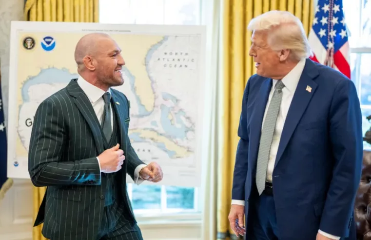 McGregor causa polêmica ao falar por Irlanda na Casa Branca