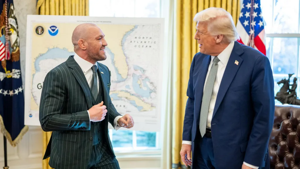 McGregor causa polêmica ao falar por Irlanda na Casa Branca