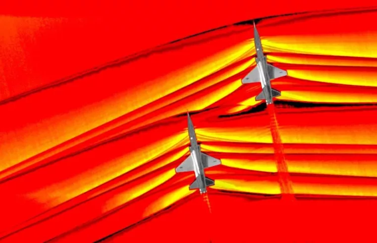 NASA captura Jato Supersônico Quebrando Barreiras do Som