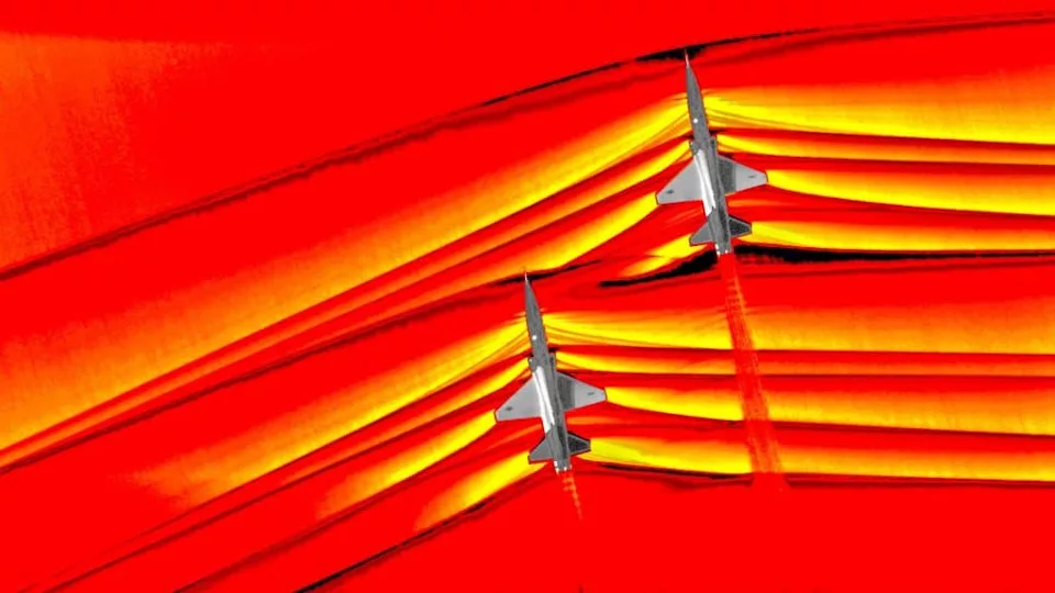 NASA captura Jato Supersônico Quebrando Barreiras do Som