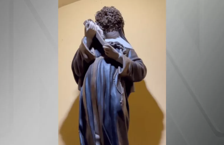 Enxame de Abelhas Cobrem Imagem de Santa e Viraliza na Web