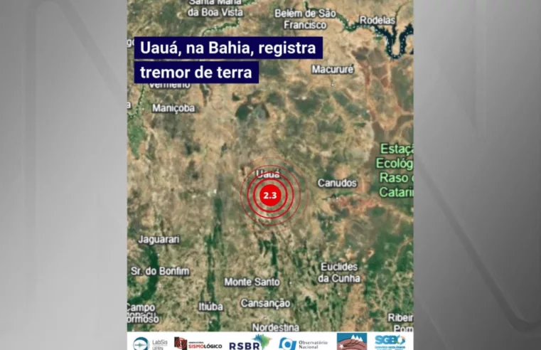 Tremor de terra na Bahia: Uauá registra abalo sísmico
