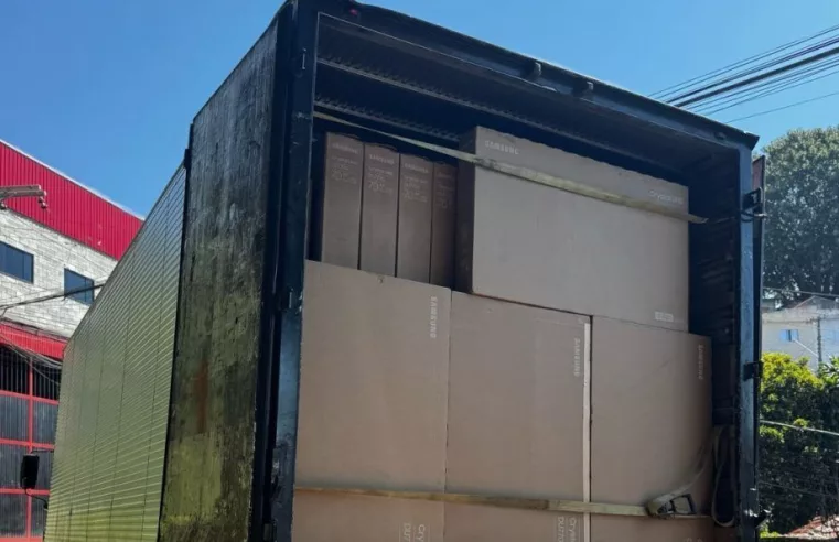 Polícia prende homem com 300 TVs furtadas em SP