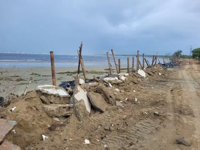 Barreira de Proteção na Barra do Una Combate Erosão Costeira