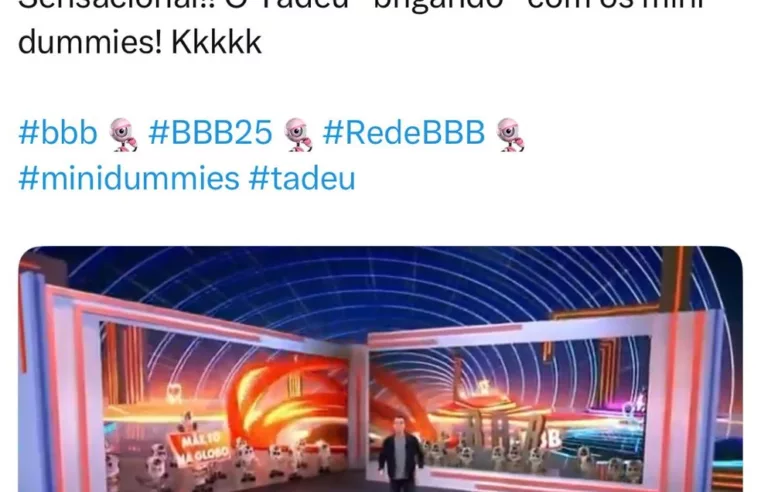 BBB 25: Minidummies Tomam Conta do Palco e Diverte o Público