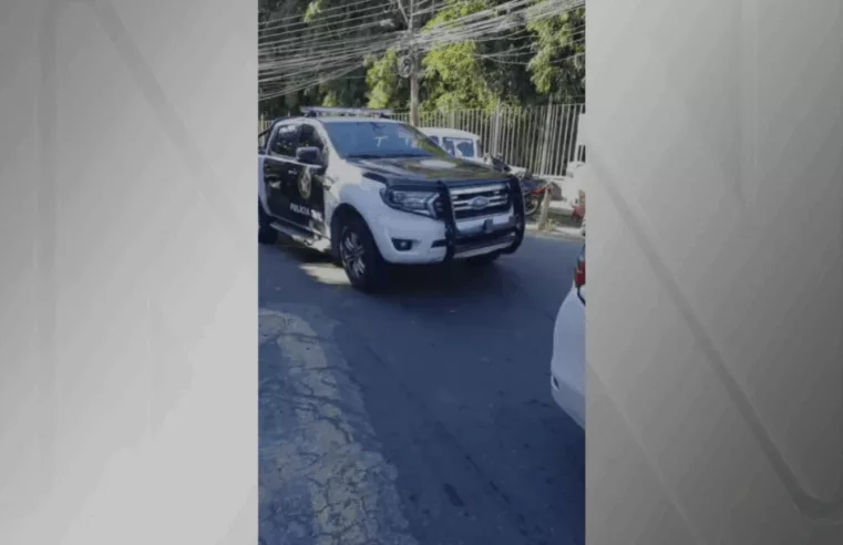 Conflito entre polícia e criminosos no bairro da Glória