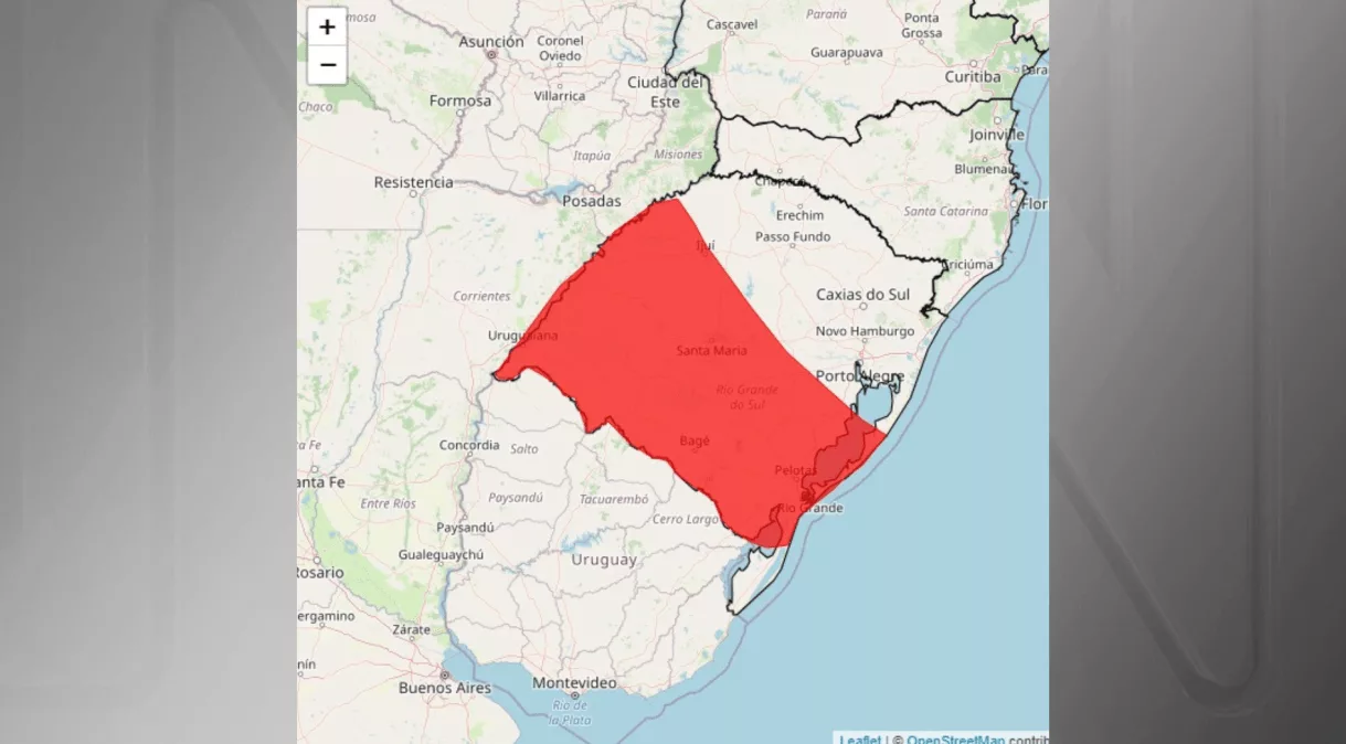 Alerta de Chuvas Severas no Rio Grande do Sul Esta Semana