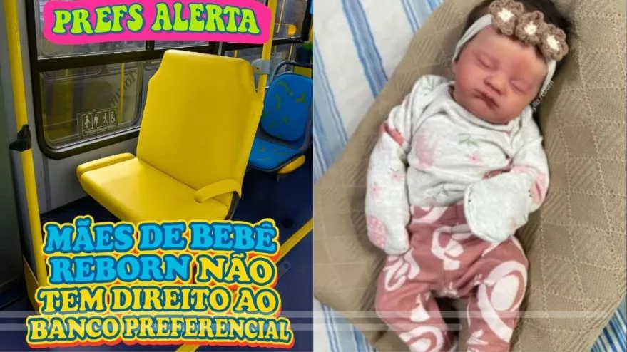 Prefeitura de Curitiba alerta sobre bebês reborn no ônibus